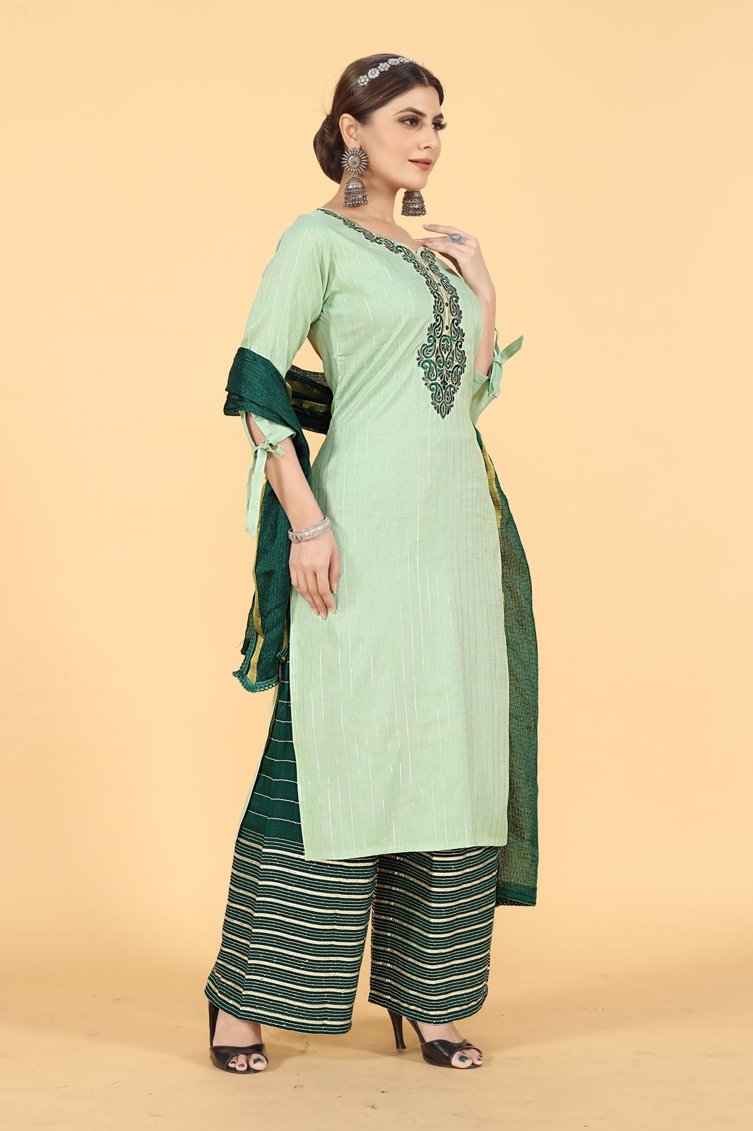 Padmavati One By Seamore Rayon Kurtis With Bottom Dupatta